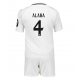 Real Madrid David Alaba #4 Replike Domaci Dres za djecu 2024-25 Kratak Rukav (+ Kratke hlače)